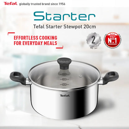 Tefal หม้อสองหู Starter ขนาด 24 cm. รุ่น E3254695