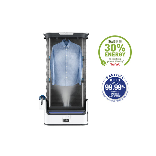 Tefal เครื่องดูแลผ้าไอน้ำอัตโนมัติ CARE FOR YOU I-BLUE รุ่น YT4050E1