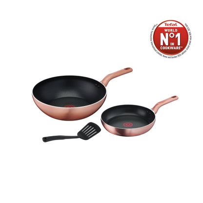 Tefal เซ็ตเครื่องครัว 3 ชิ้น COOK & SHINE ก้นอินดักชั่น