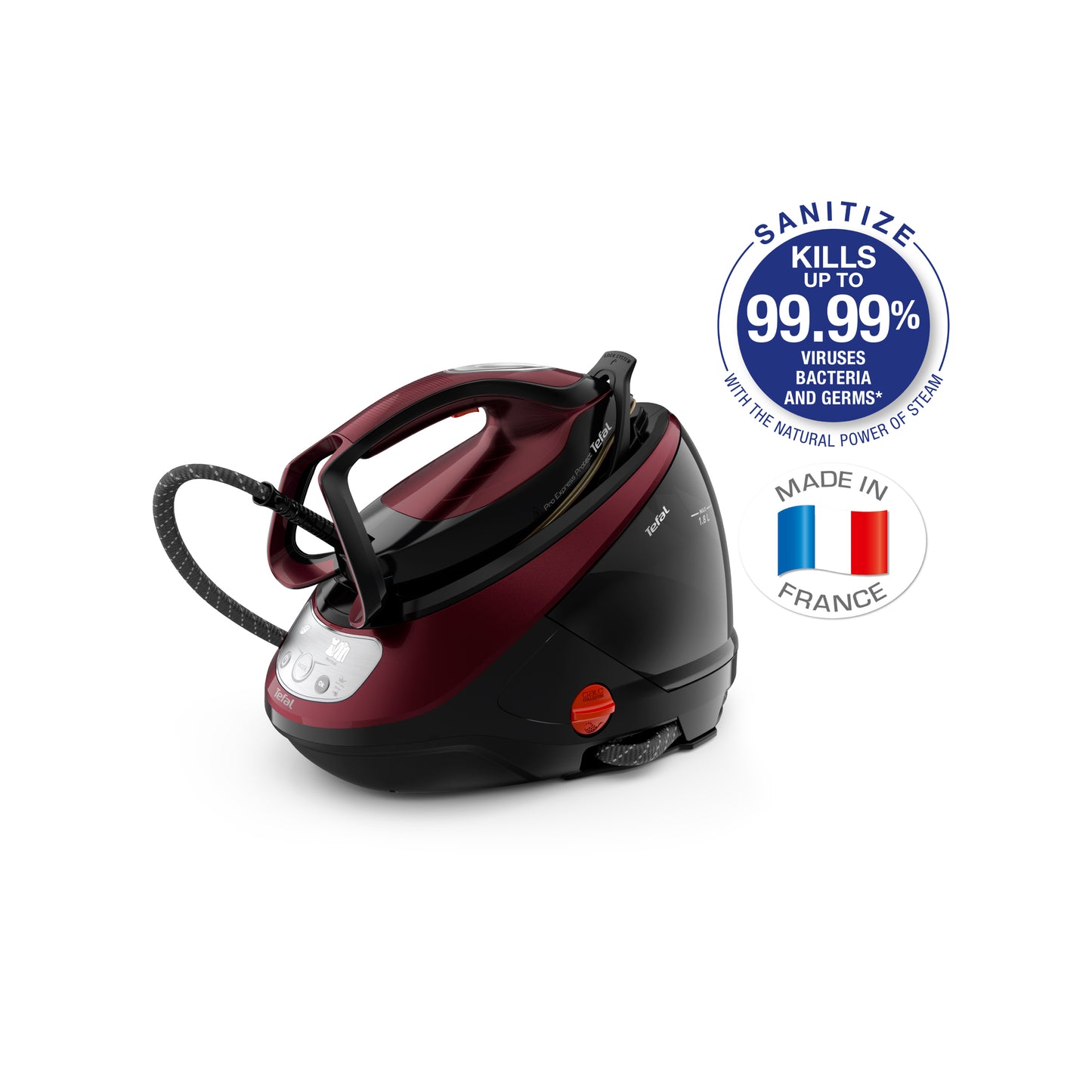 Tefal เตารีดแรงดันไอน้ำพลังสูง PRO EXPRESS PROTECT 7.5 บาร์ รุ่น GV9230E0
