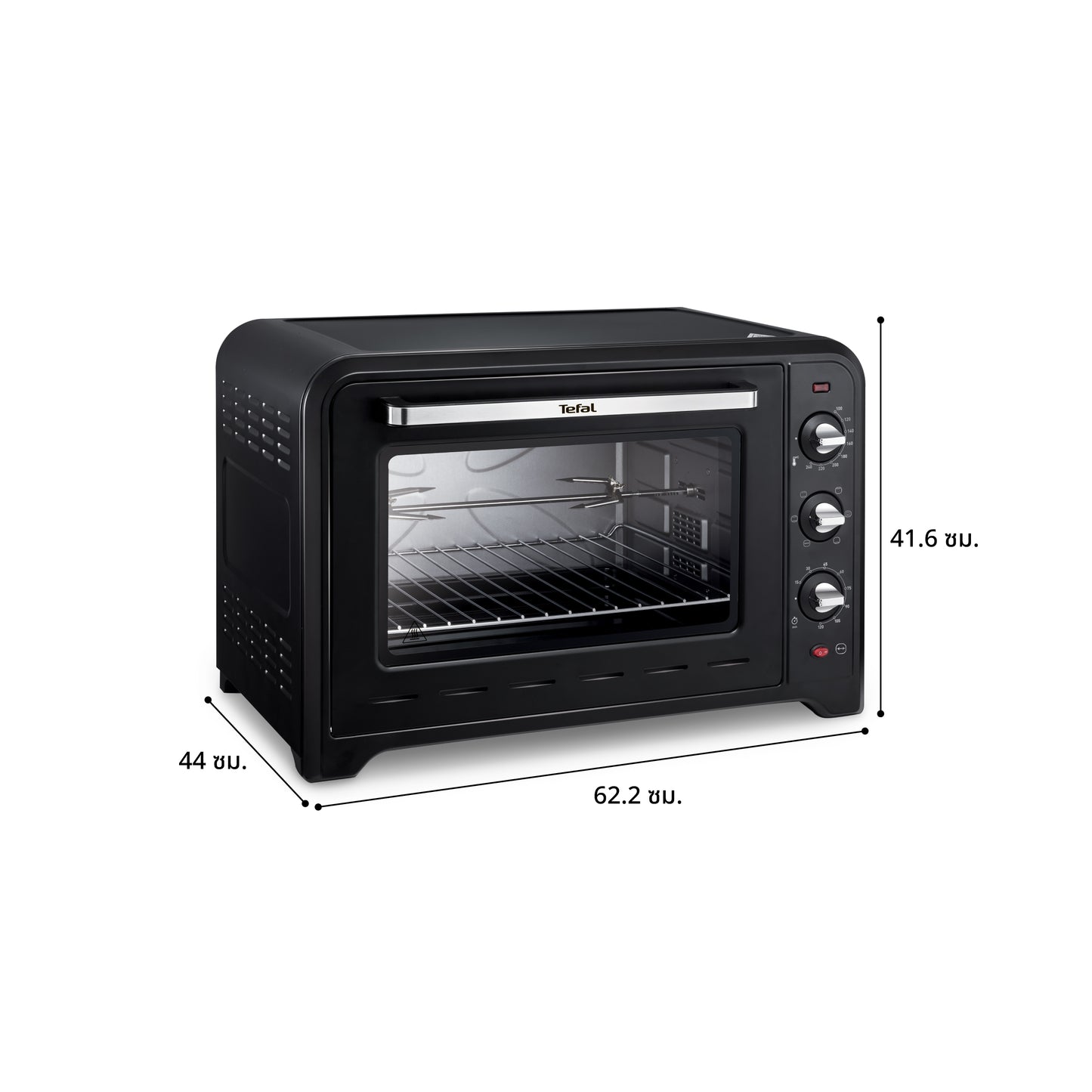 Tefal เตาอบไฟฟ้า OPTIMO ความจุ 60 ลิตร สีดำ รุ่น OF4958