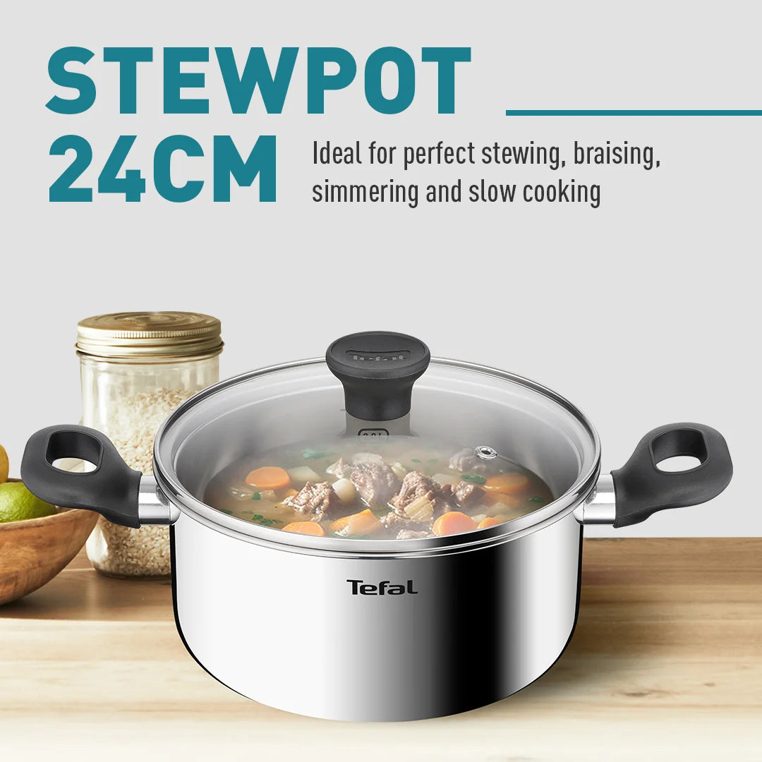 Tefal หม้อสองหู Starter ขนาด 24 cm. รุ่น E3254695
