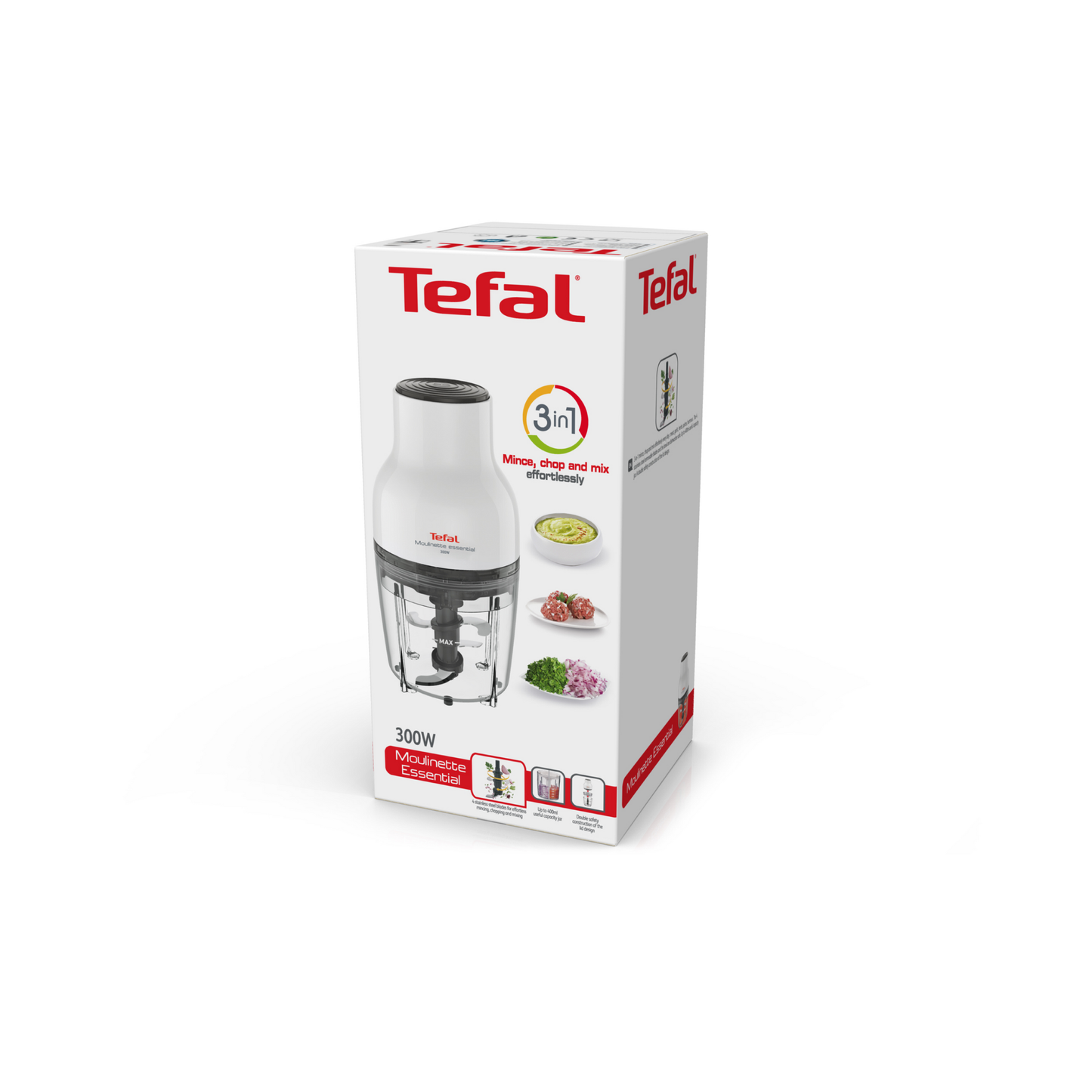 Tefal เครื่องบดสับอาหาร
MOULINETTE ESSENTIAL
ความจุ 400 มล.
กำลังไฟ 300 วัตต์
รุ่น MB520138