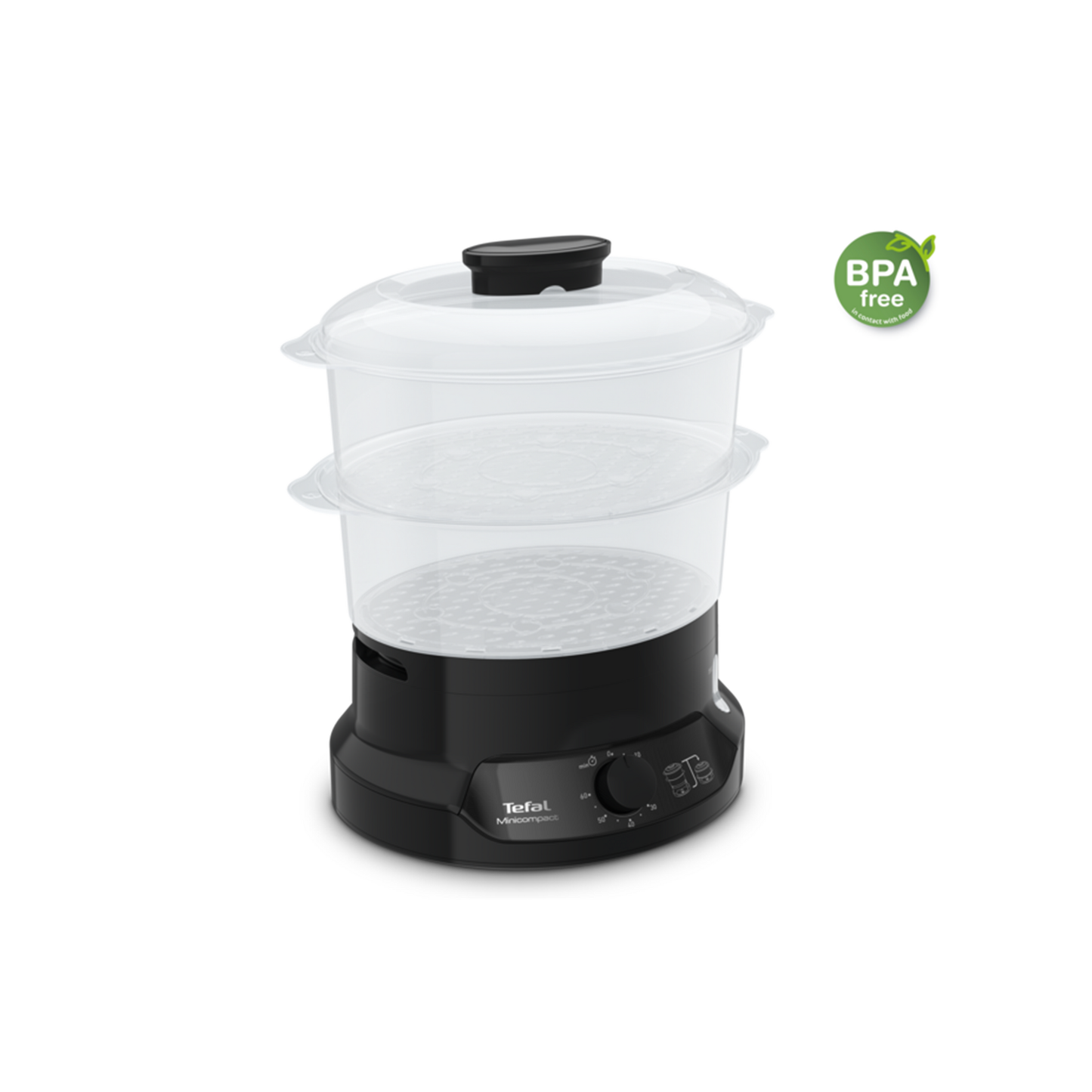 Tefal หม้อนึ่งไฟฟ้า MINICOMPACT 2 ชั้น ความจุ 6 ลิตร รุ่น VC1398