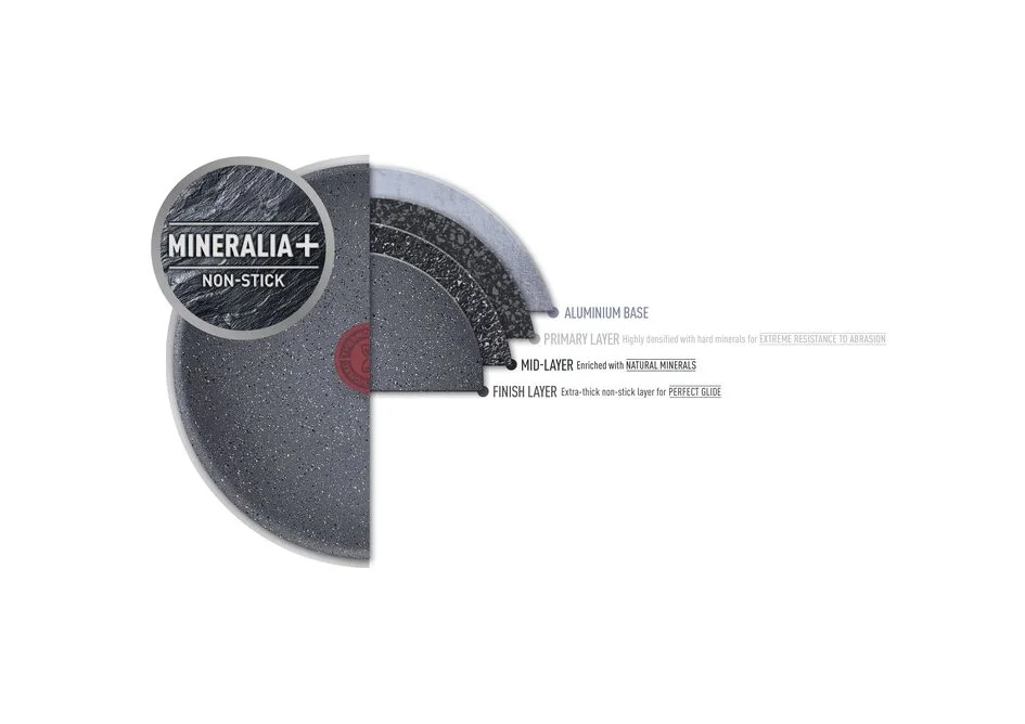 Tefal กระทะก้นแบน Natural Force Frypan ขนาด 22 ซม. รุ่น G2660302