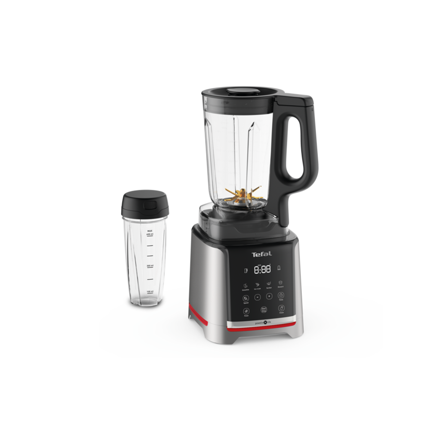Tefal เครื่องปั่น พลังสูง เครื่องปั่นน้ำผลไม้ เครื่องปั่นอาหาร 
INFINYMIX 
กำลังไฟ 1,600 วัตต์
รุ่น BL91H