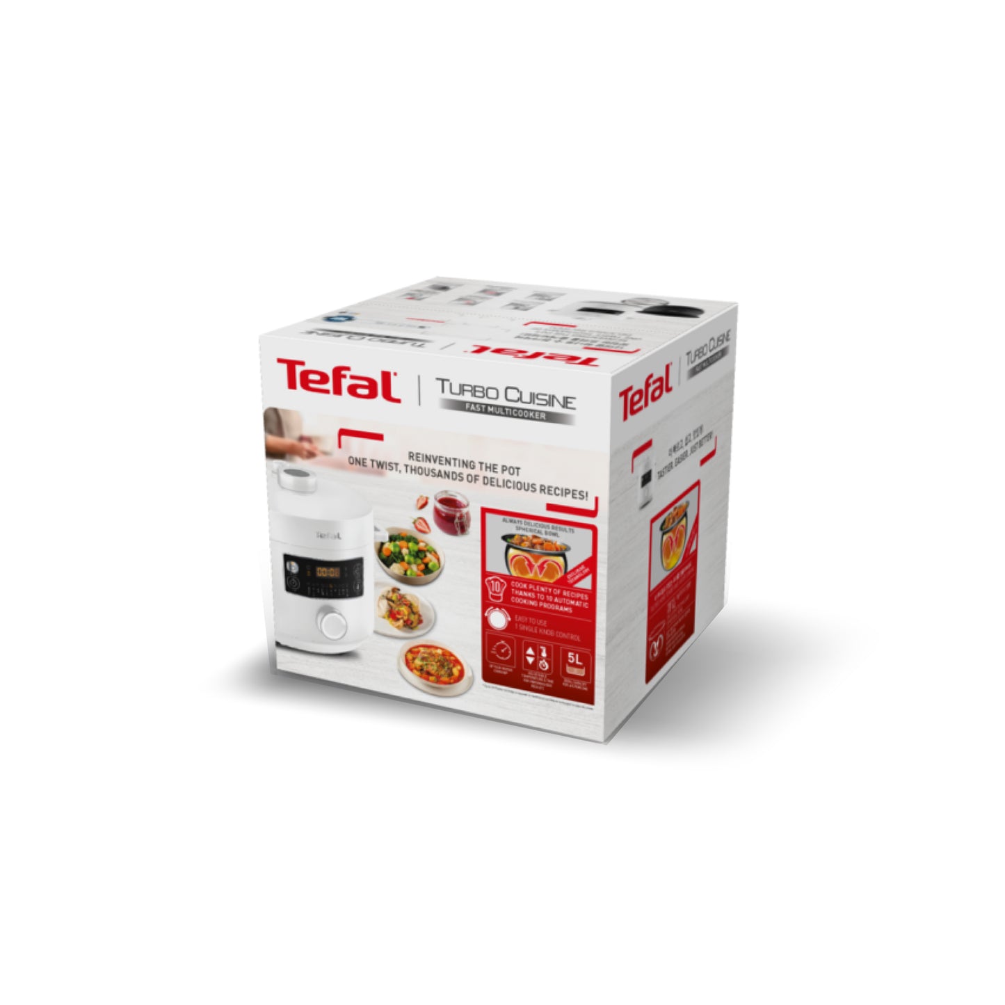 Tefal หม้ออัดแรงดันไฟฟ้า รุ่น TURBO CUISINE 5L CY7551