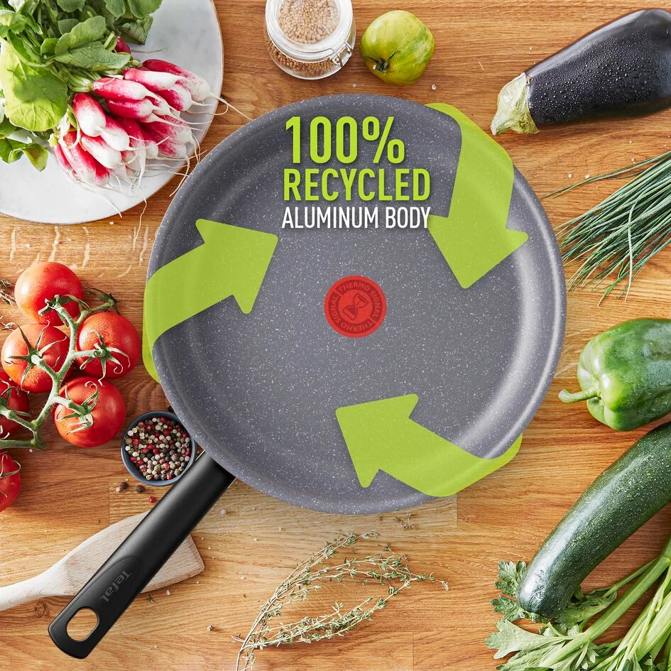 Tefal กระทะก้นแบน Natural Force Frypan ขนาด 22 ซม. รุ่น G2660302