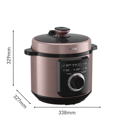 หม้ออัดแรงดันไฟฟ้า Tefal Efficook ขนาด 6 ลิตร รุ่น CY2116T0