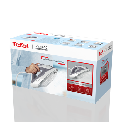 เตารีดไอน้ำ Virtuo 30 รุ่น FV2C63T0 2200 วัตต์