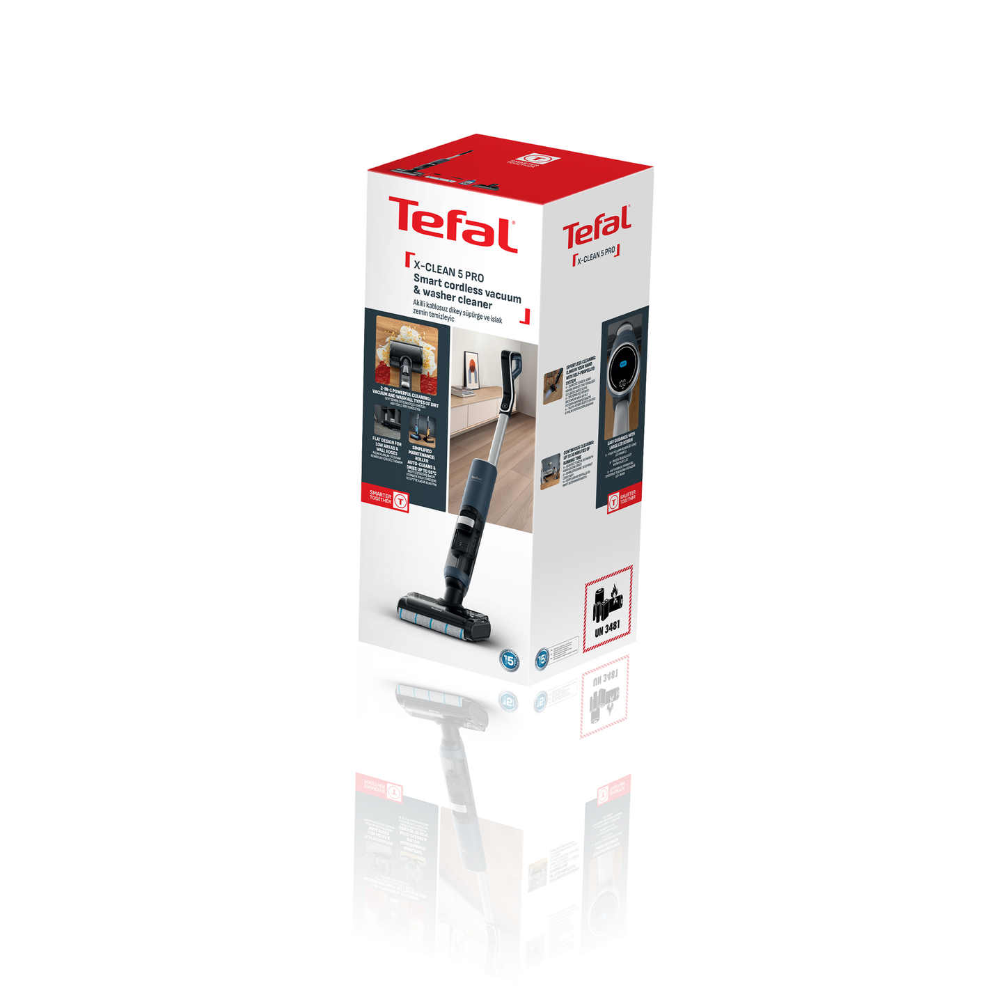 เครื่องดูดฝุ่นถูพื้นไร้สาย X-CLEAN 5 PRO รุ่น GF5436F4