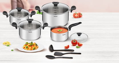 Tefal ชุดเครื่องครัว 4 ชิ้น  Primary รุ่น E308S474