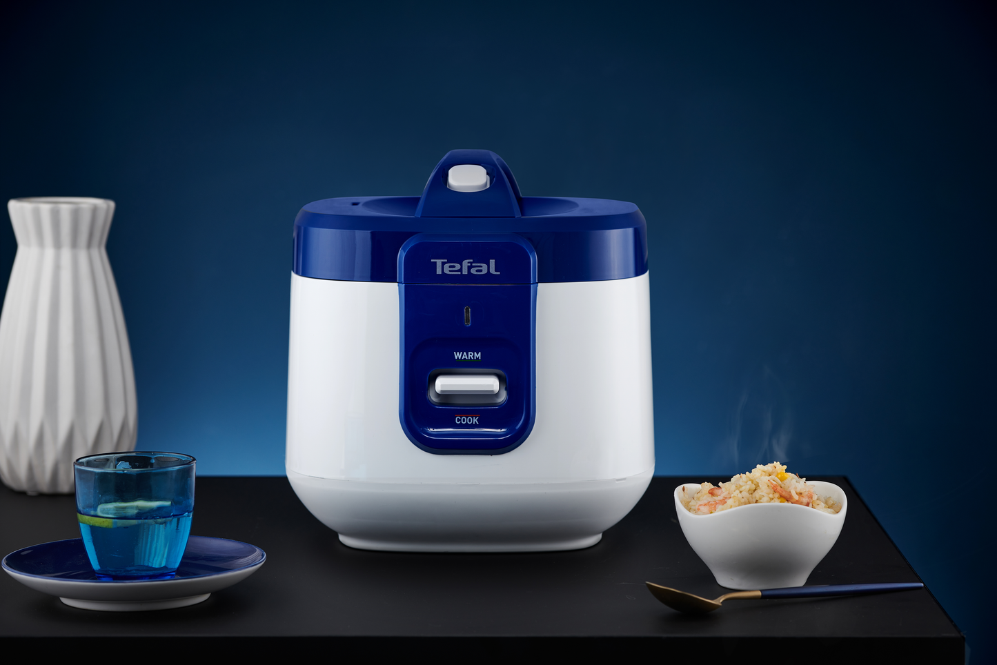 Tefal หม้อหุงข้าว EVERFORCE ความจุ 1.5 ลิตร รุ่น RK3611