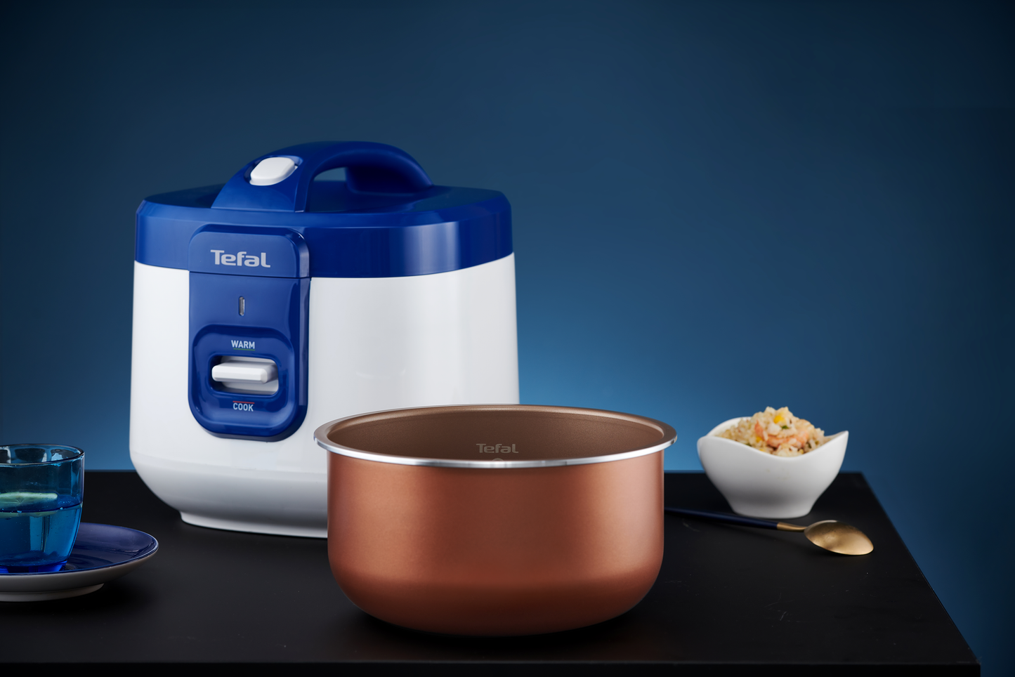 Tefal หม้อหุงข้าว EVERFORCE ความจุ 1.5 ลิตร รุ่น RK3611