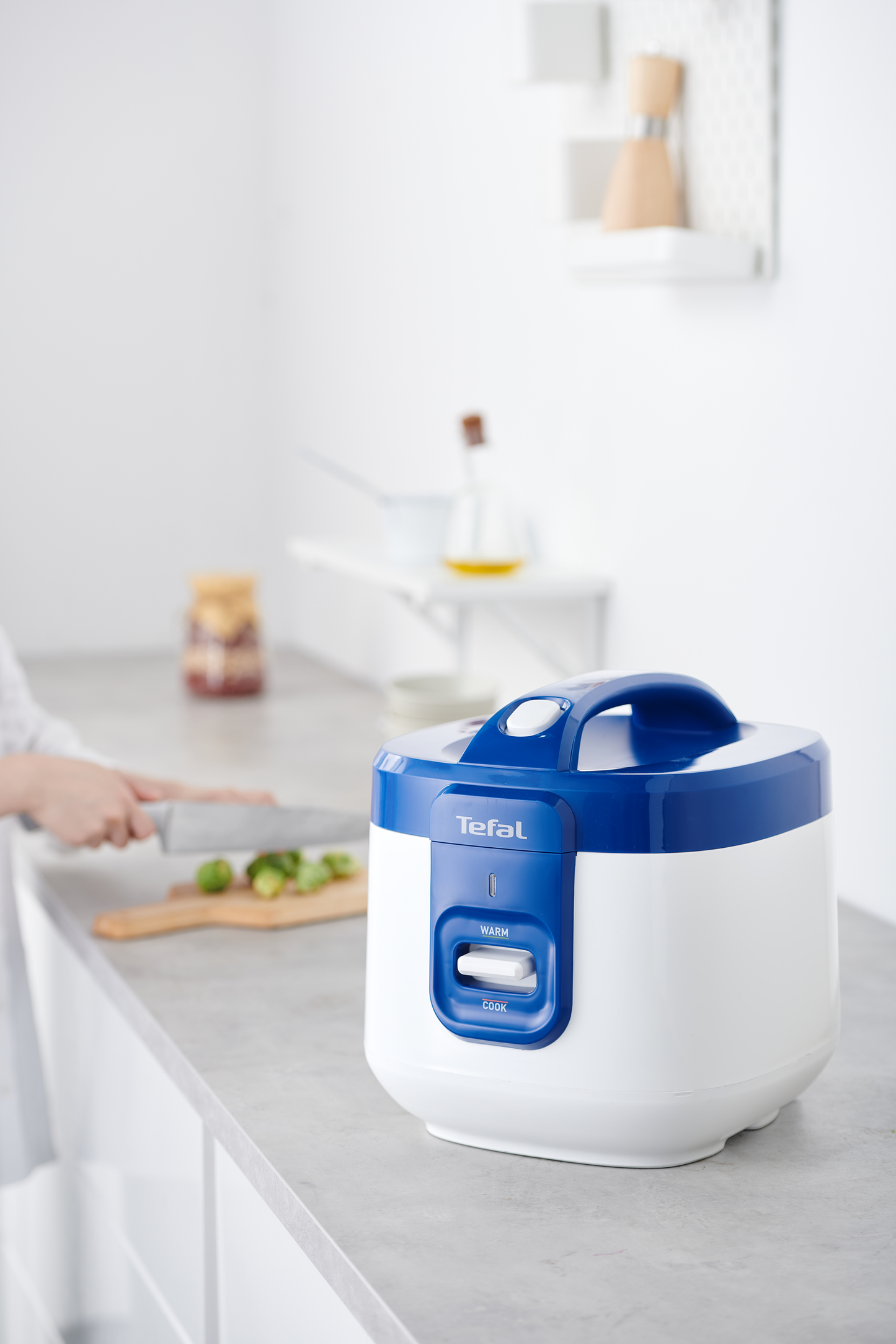 Tefal หม้อหุงข้าว EVERFORCE ความจุ 1.5 ลิตร รุ่น RK3611