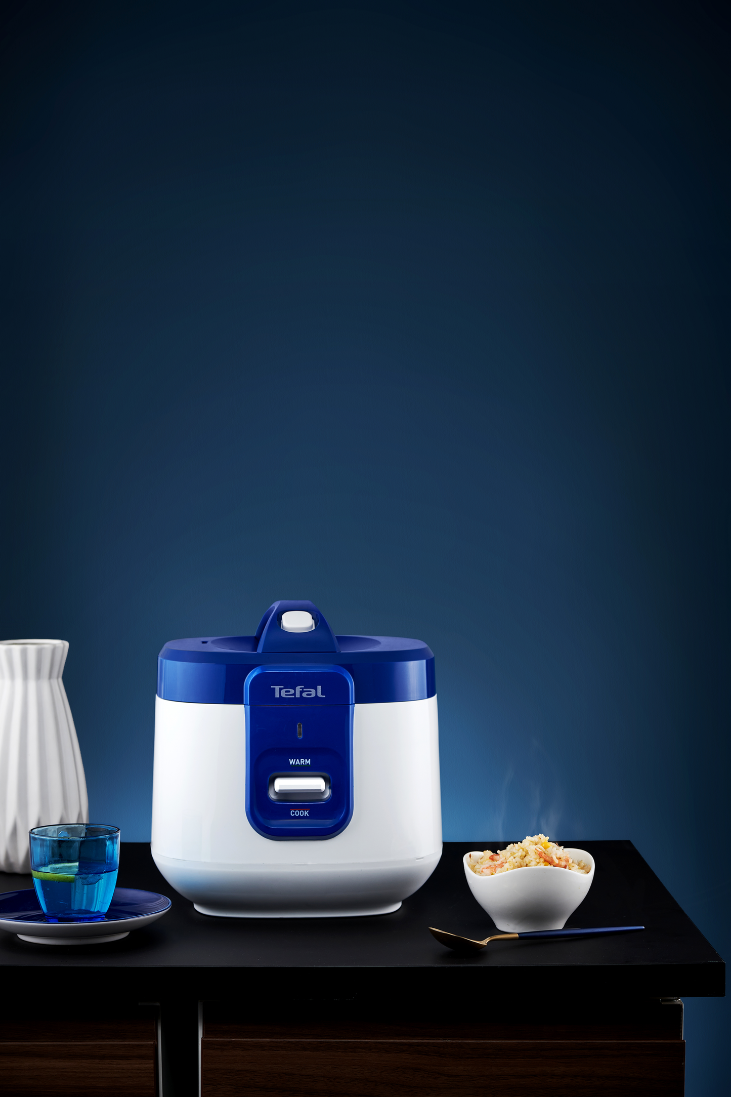 Tefal หม้อหุงข้าว EVERFORCE ความจุ 1.5 ลิตร รุ่น RK3611