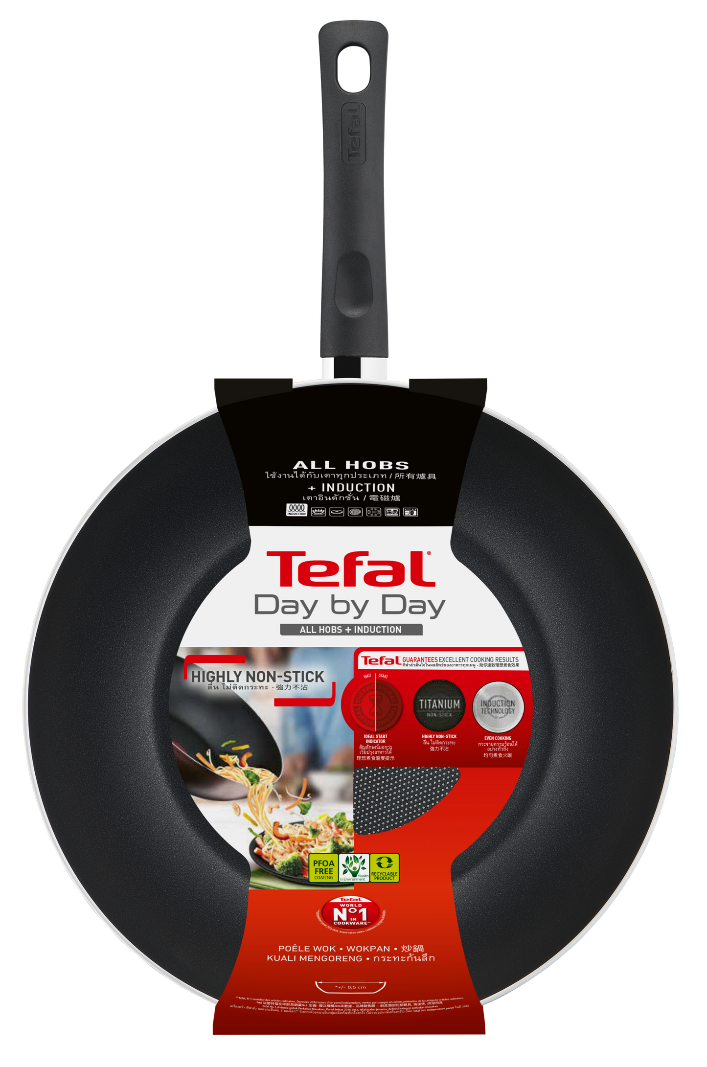 Tefal กระทะก้นลึก Day By Day ก้นอินดักชั่น ขนาด 28 ซม. รุ่น G1431995