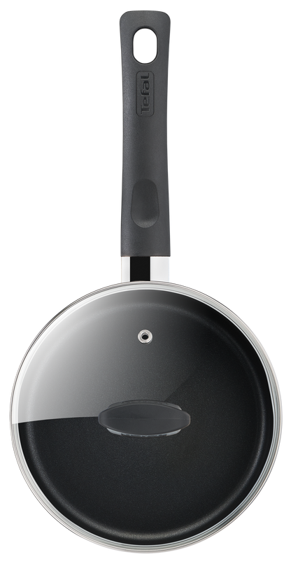 Tefal หม้อด้าม Day by day ก้นอินดักชั่น พร้อมฝาแก้ว ขนาด 18 ซม. รุ่น G1432395