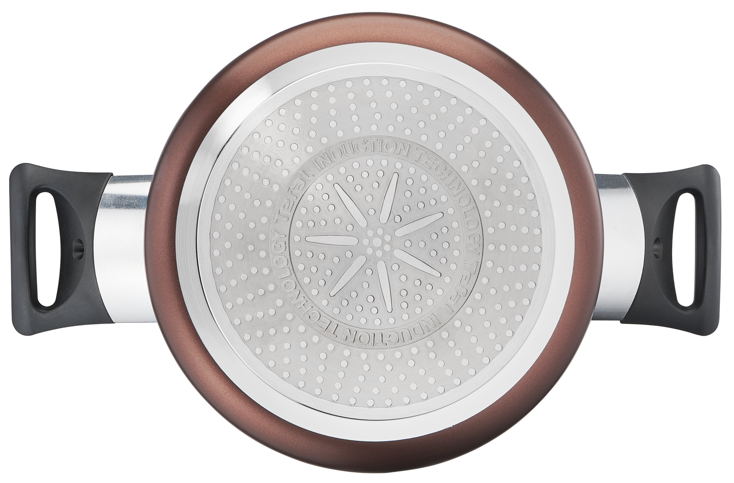 Tefal หม้อ 2 หู Day by day ก้นอินดักชั่น พร้อมฝาแก้ว ขนาด 22 ซม. รุ่น G1436195
