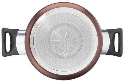 Tefal หม้อ 2 หู Day by day ก้นอินดักชั่น พร้อมฝาแก้ว ขนาด 22 ซม. รุ่น G1436195