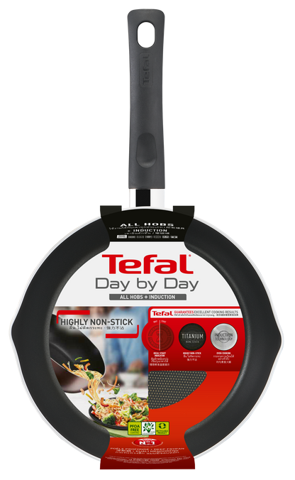 Tefal กระทะก้นลึก Day By Day ก้นอินดักชั่น ขนาด 24 ซม. ขอบ 2 หยัก รุ่น G1436495