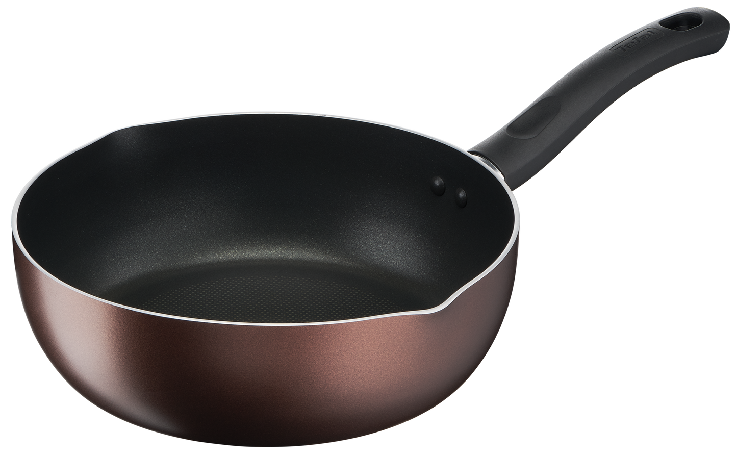 Tefal กระทะก้นลึก Day By Day ก้นอินดักชั่น ขนาด 24 ซม. ขอบ 2 หยัก รุ่น G1436495