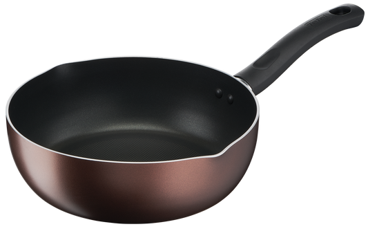 Tefal กระทะก้นลึก Day By Day ก้นอินดักชั่น ขนาด 24 ซม. ขอบ 2 หยัก รุ่น G1436495