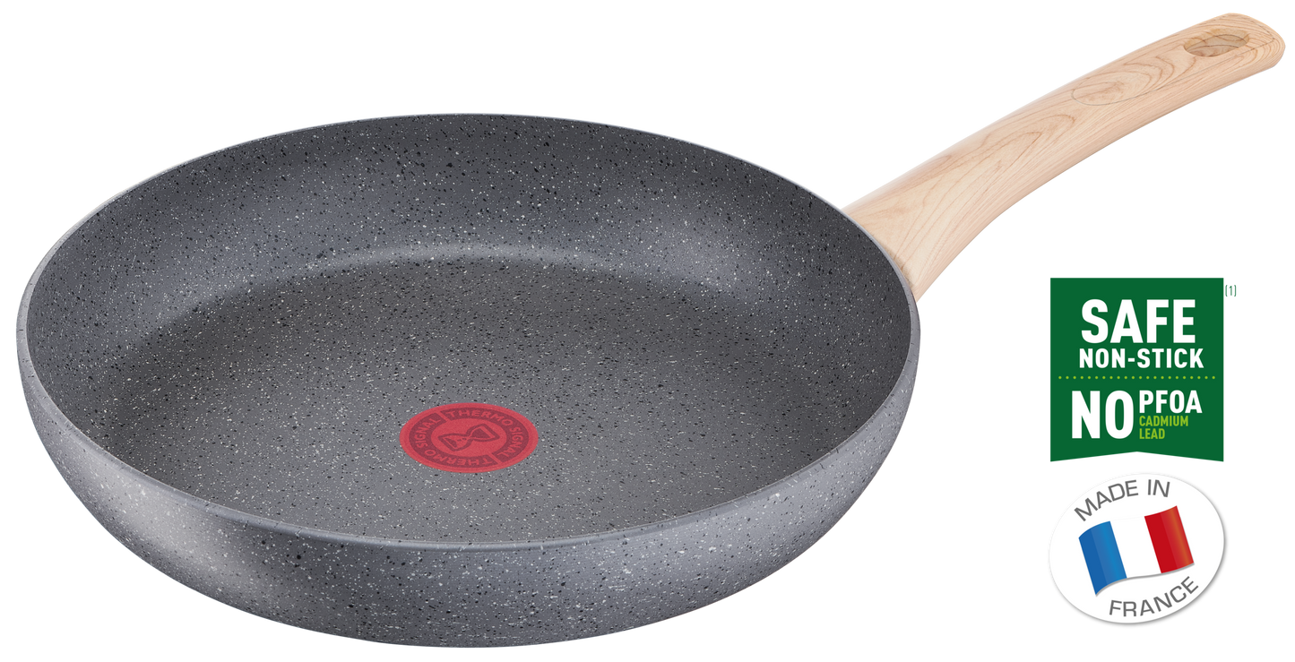 Tefal กระทะก้นแบน Natural Force Frypan ขนาด 24 ซม.  รุ่น G2660402