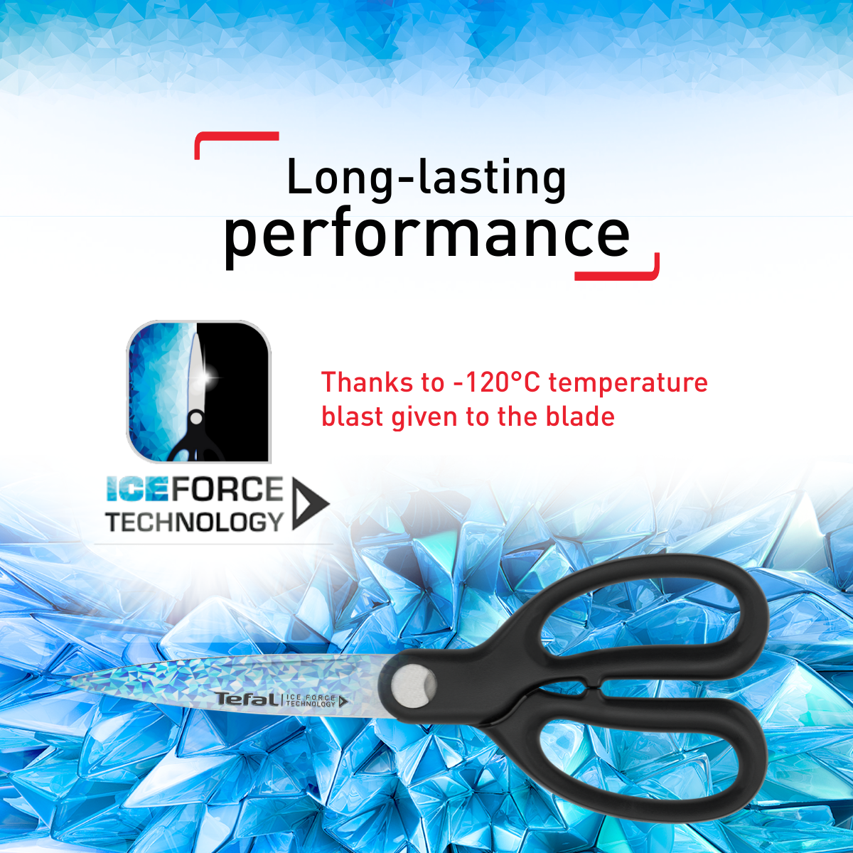 Tefal กรรไกรทำครัว Ice Force Kitchen Scissors