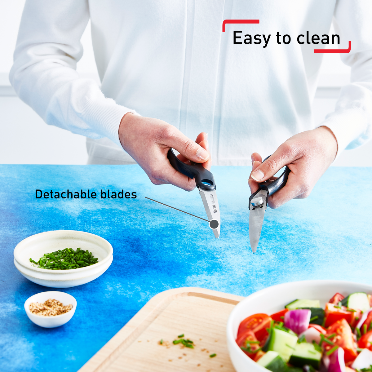 Tefal กรรไกรทำครัว Ice Force Kitchen Scissors