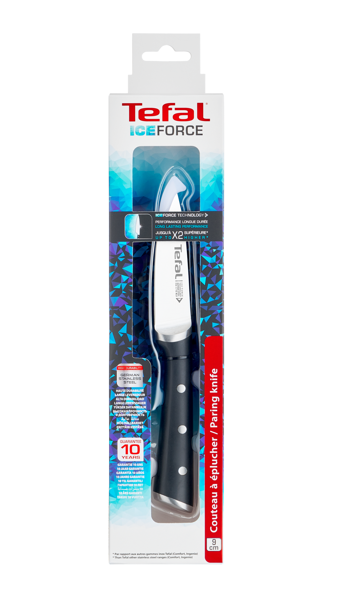 Tefal ice force มีดปอกผลไม้ 9 ซม.