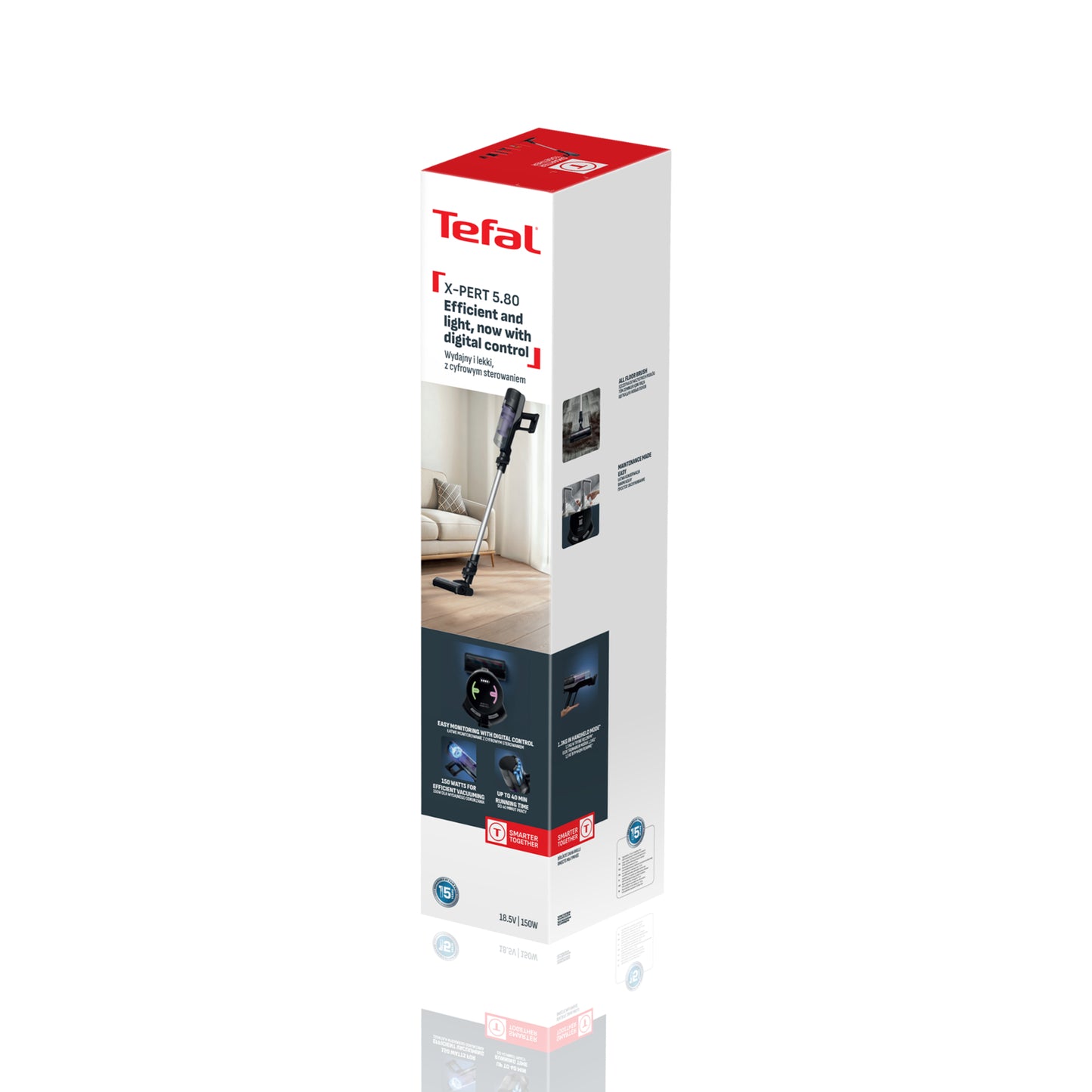เครื่องดูดฝุ่นไร้สาย X-PERT 5.80 ALLERGY รุ่น TY5A31E0