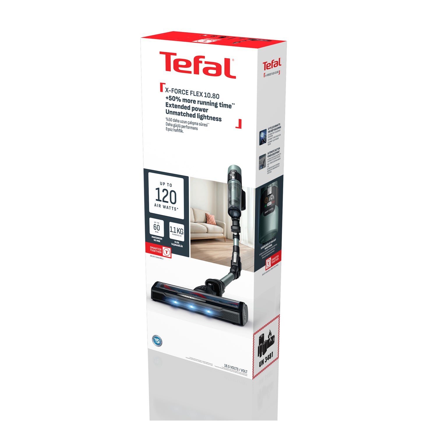 เครื่องดูดฝุ่นไร้สาย X-FORCE FLEX 10.80 ALLERGY รุ่น TY7A32E0