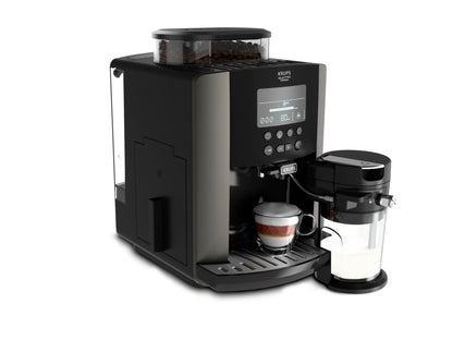 KRUPS เครื่องชงกาแฟอัตโนมัติ Arabica Latte Pewter รุ่น EA819E10