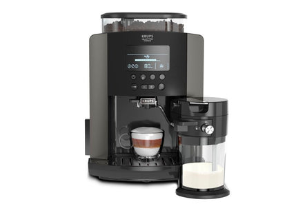 KRUPS เครื่องชงกาแฟอัตโนมัติ Arabica Latte Pewter รุ่น EA819E10