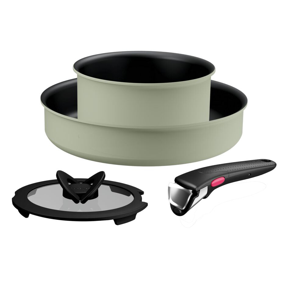 SET 4PCS: SO DELICIOUS FP 24 + SCP 16 + glass lid + handle (LICHEN) รุ่น L825S424