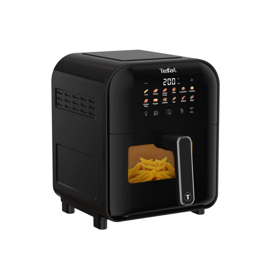 หม้อทอดไร้น้ำมันอินฟราเรด Tefal ระบบดิจิทัล ขนาด 6 ลิตร รุ่น EY821868 สีดำ