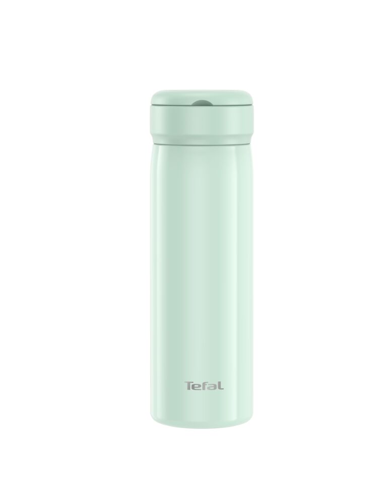 กระบอกน้ำ Tefal MOBILITY 450ML น้ำหนักเบา เก็บความร้อนเย็นได้ตลอดวัน สีเขียว รุ่น N3720110