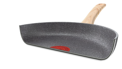 Tefal กระทะก้นแบน Natural Force Frypan ขนาด 24 ซม.  รุ่น G2660402