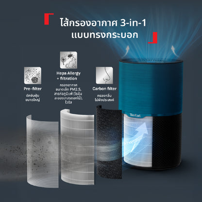 PT2221T0 PURIFIER AIR PURE COMPACT BLUE 3-in-1