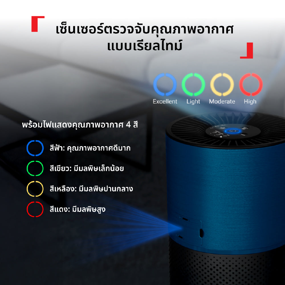 PT2221T0 PURIFIER AIR PURE COMPACT BLUE 3-in-1