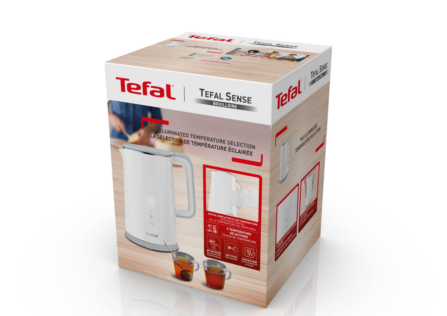 Tefal กาต้มน้ำไฟฟ้า ความจุ 1.5 ลิตร รุ่น KO6931