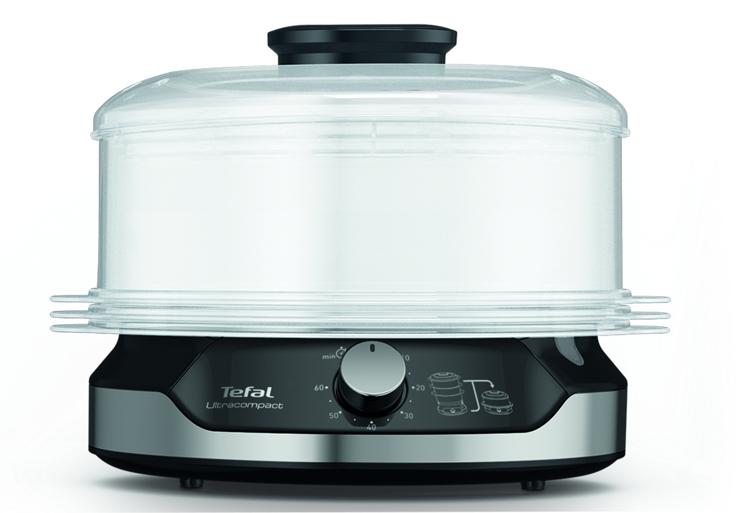 Tefal หม้อนึ่งไฟฟ้า ULTRACOMPACT 3 ชั้น ความจุ 9 ลิตร รุ่น VC2048