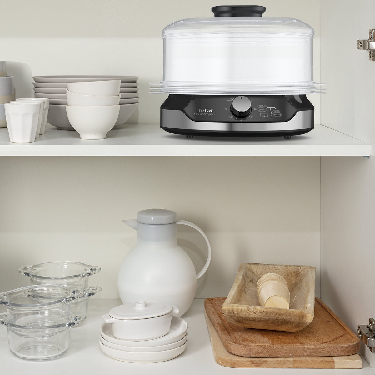 Tefal หม้อนึ่งไฟฟ้า ULTRACOMPACT 3 ชั้น ความจุ 9 ลิตร รุ่น VC2048