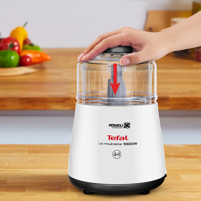 Tefal  เครื่องบดสับอาหาร LA MOULINETTE CHOPPER ความจุ 330 มล. กำลังไฟ 1000 วัตต์ รุ่น DPA130