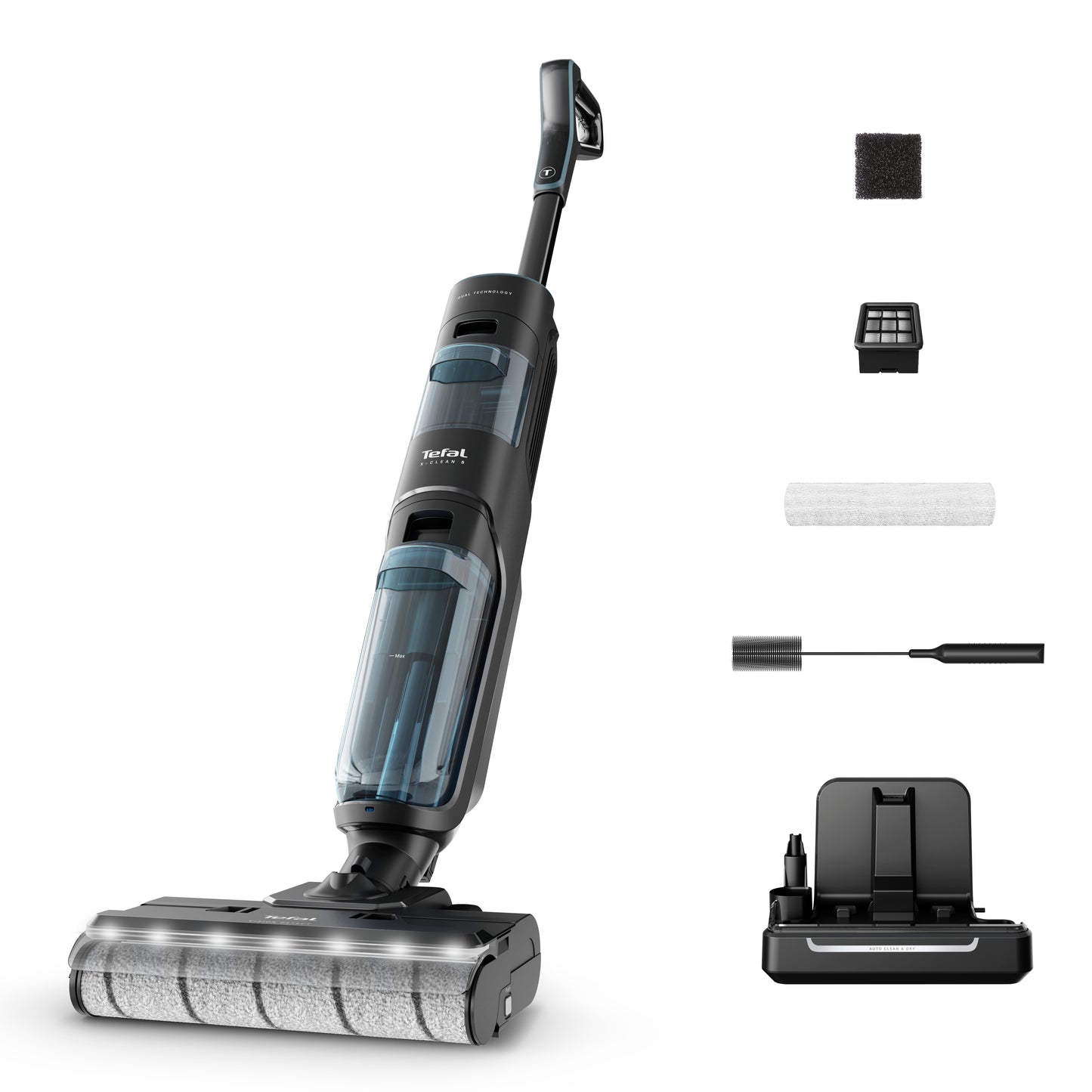 เครื่องดูดฝุ่นถูพื้นไร้สาย X-CLEAN 5 รุ่น GF5555F0