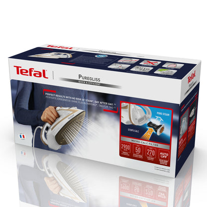 Tefal เตารีดไอน้ำ PUREGLISS 2900 วัตต์ รุ่น FV8042E0
