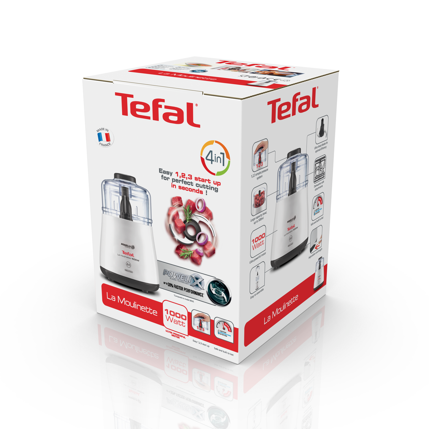 Tefal  เครื่องบดสับอาหาร LA MOULINETTE CHOPPER ความจุ 330 มล. กำลังไฟ 1000 วัตต์ รุ่น DPA130