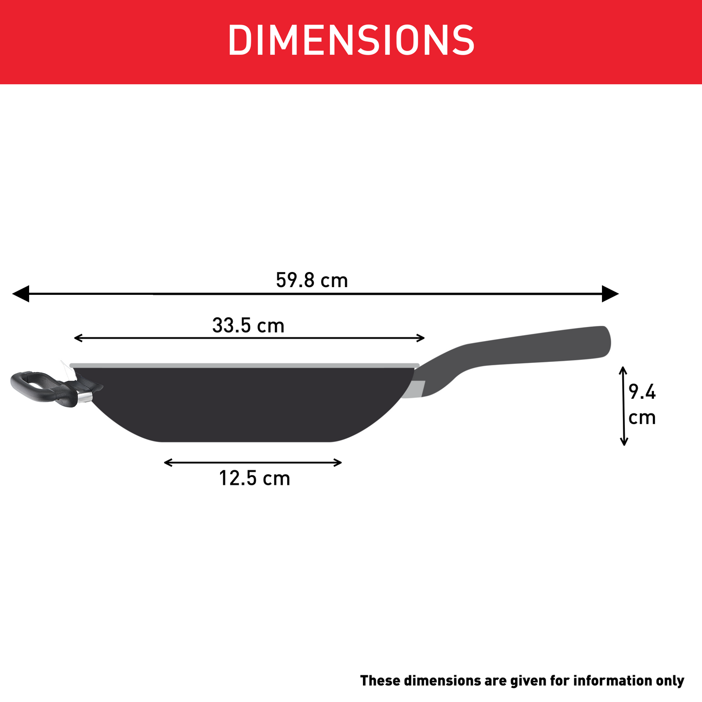 Tefal กระทะก้นลึก Cook Easy ขนาด 32 ซม.