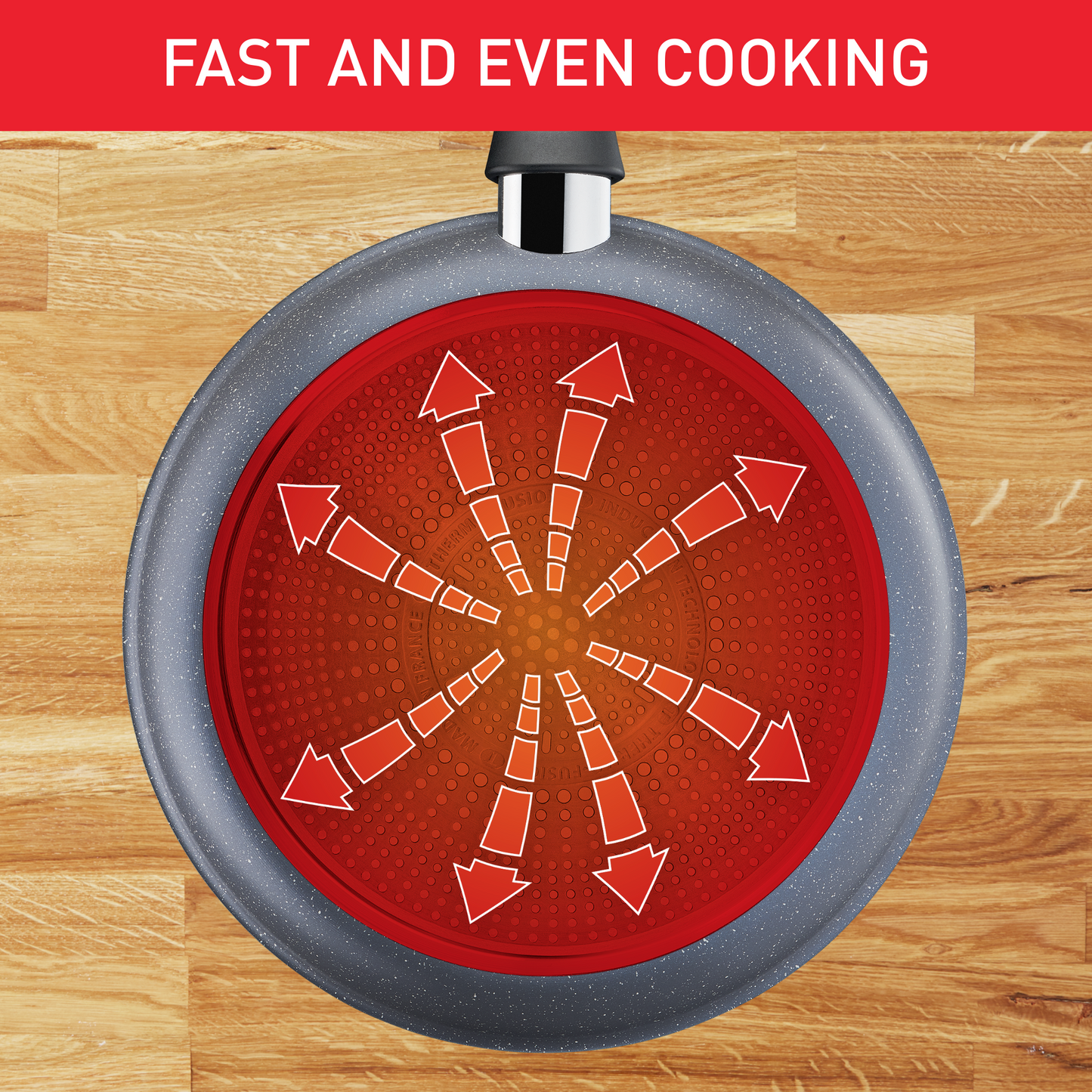 Tefal กระทะก้นแบน So Chef ก้นอินดักชั่น ขนาด 21 ซม. รุ่น G1350295